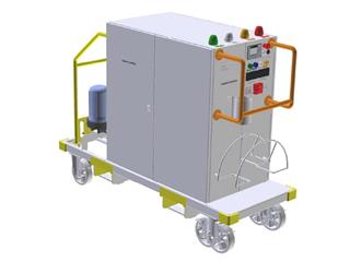 Automate de désinfection de réseau par eau ozonée, connecté