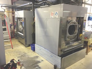 Laveuse équipée d'une injection d'ozone pilotée par son programmateur